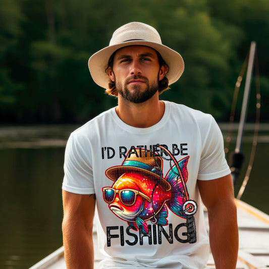 I'd Rather Be Fishing - Tee