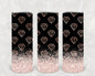 Rose Gold Diamonds 20 oz Skinny Tumbler