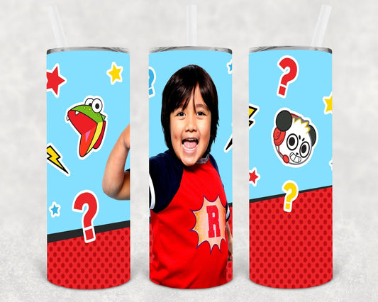 Ryan's World 20 oz Skinny Tumbler