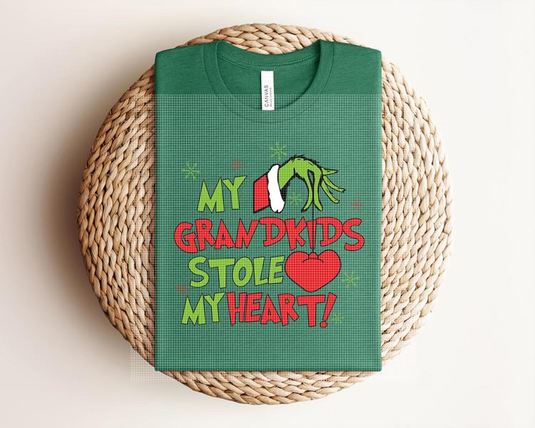 My Grandkids Stole My Heart Graphic Tee