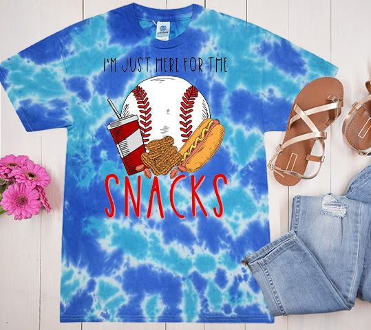 I'm Just Here for the Snacks Graphic Tee