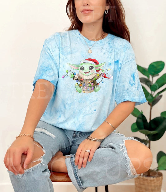 Christmas Lights Alien Graphic Tee