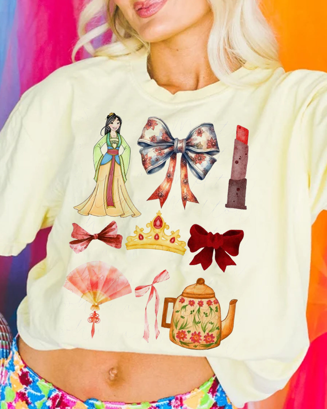 Mulan Coquette Graphic Tee