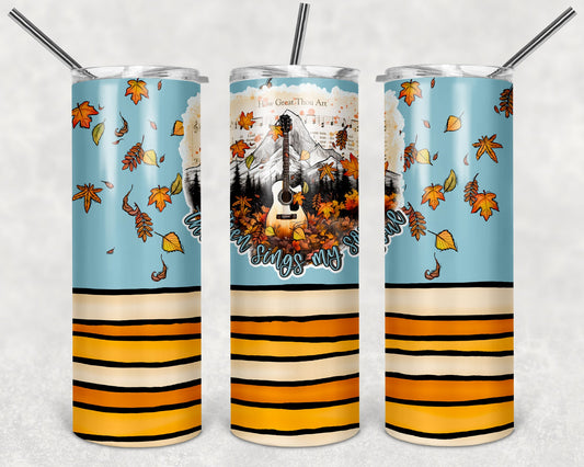 Then Sings My Soul 20 oz Skinny Tumbler