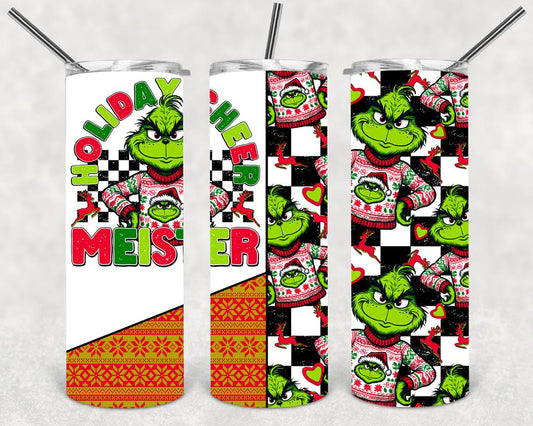 Holiday Cheermeister 20 oz Skinny Tumbler