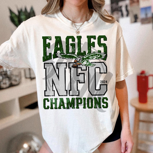 Eagles NFC Champions 2024 Graphic Tee