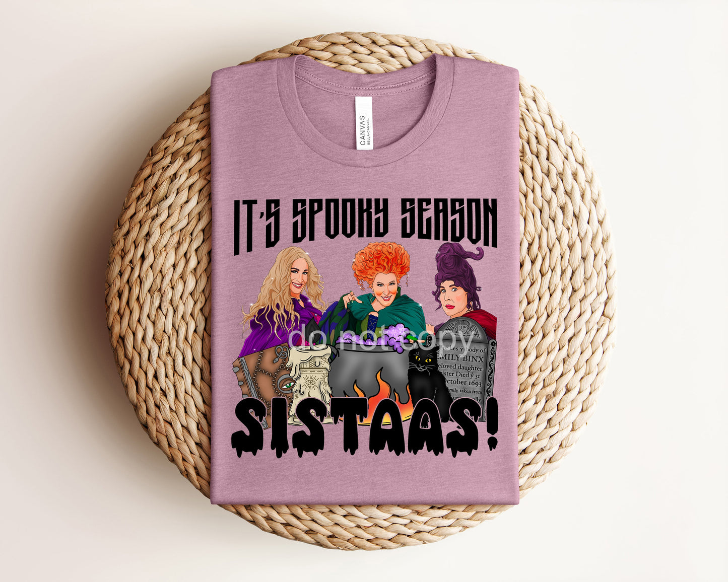 it's Spooky Season Sistaas Graphic Tee