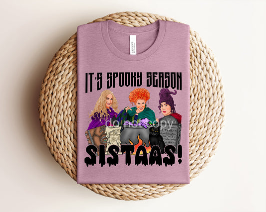 it's Spooky Season Sistaas Graphic Tee