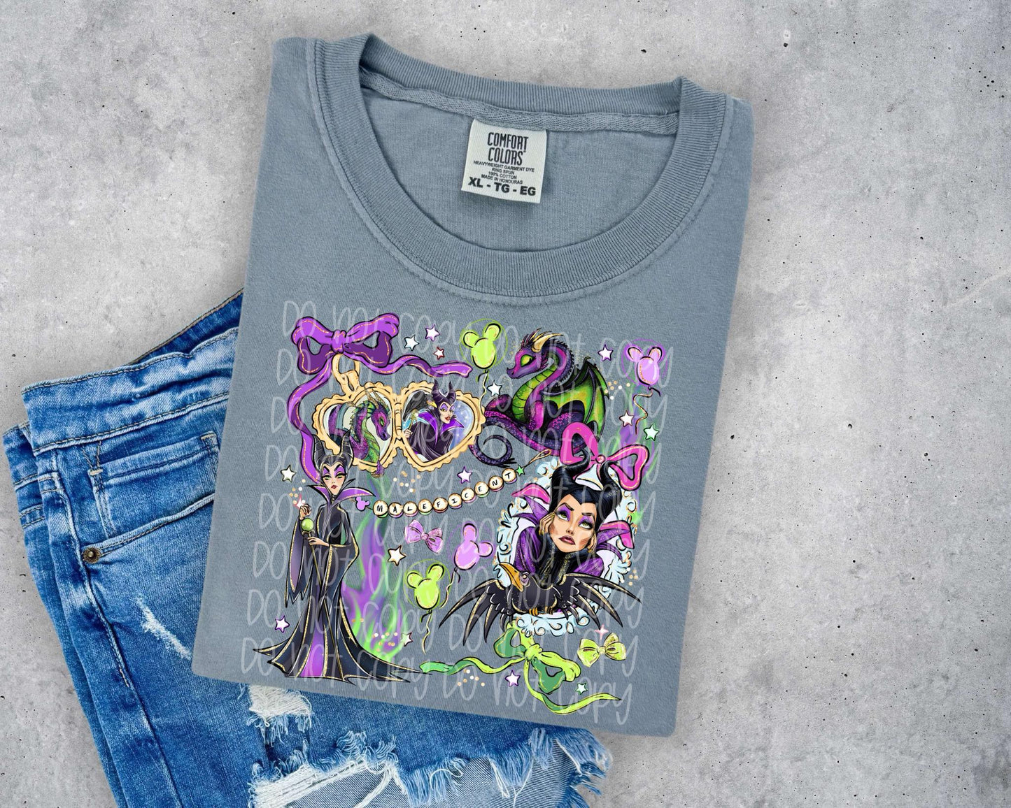 Maleficent Locket Graphic Tee
