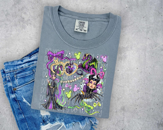 Maleficent Locket Graphic Tee