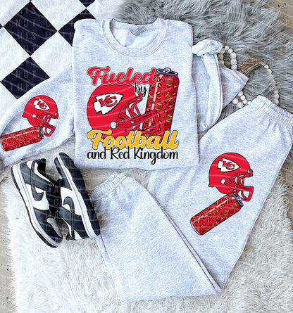 Fueled by Football and Red Kingdom Graphic Tee