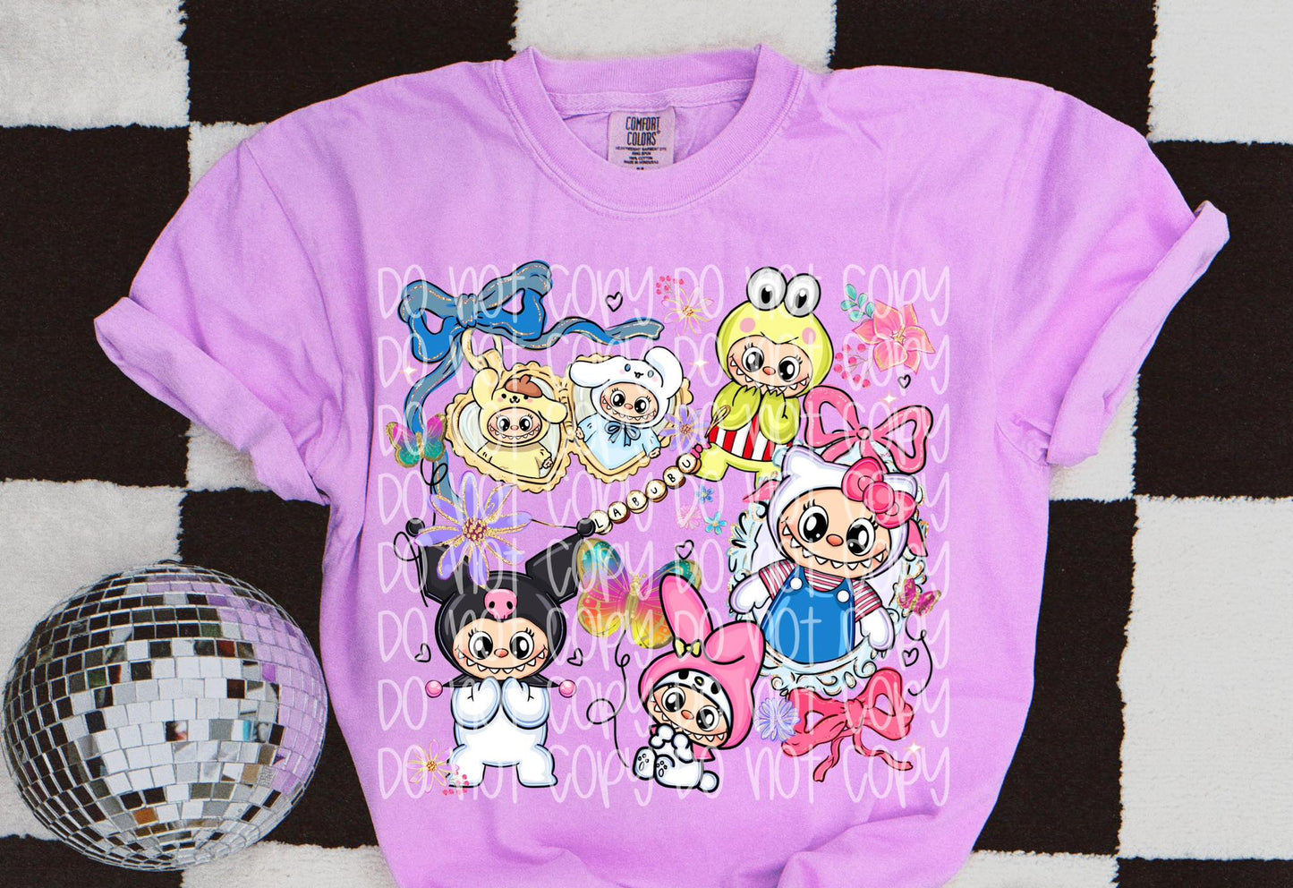 Labubu Locket Graphic Tee