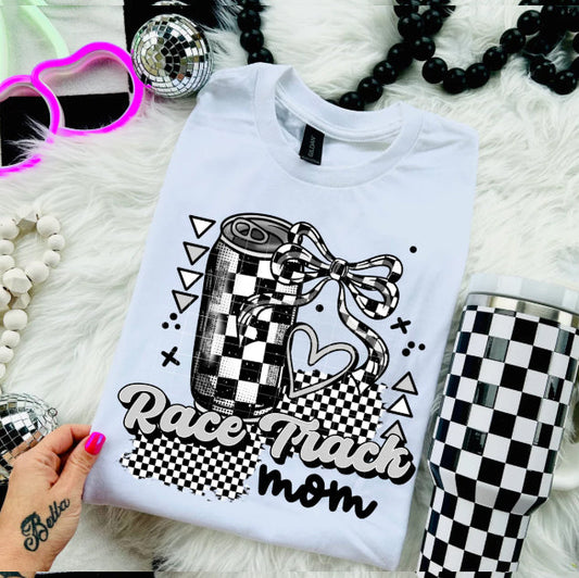 Race Track Mom Graphic Tee