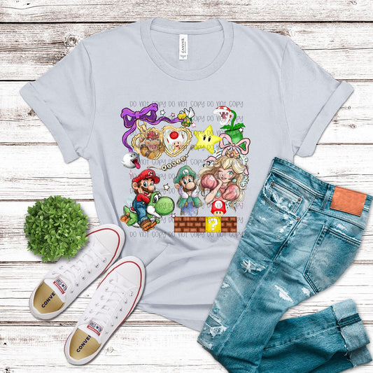 Mario Locket Graphic Tee