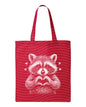 Black and White Raccoon Tote