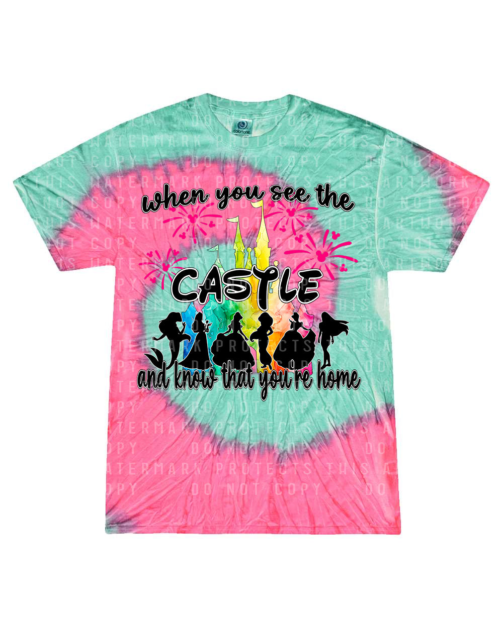 When You See the Castle and Know That You're Home Graphic Tee