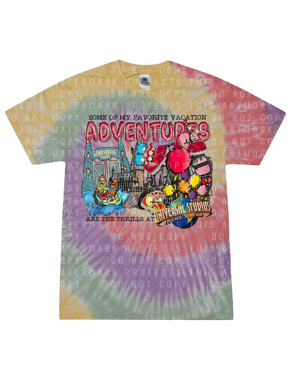 Some of My Favorite Vacation Adventures Graphic Tee