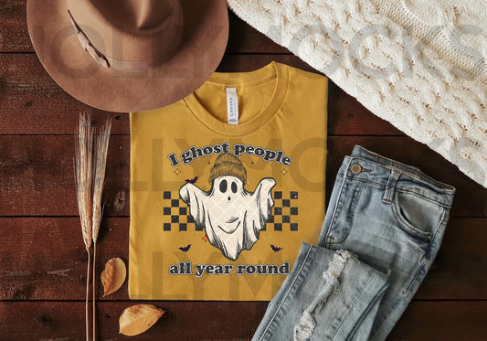 I Ghost People All Year Round Graphic Tee