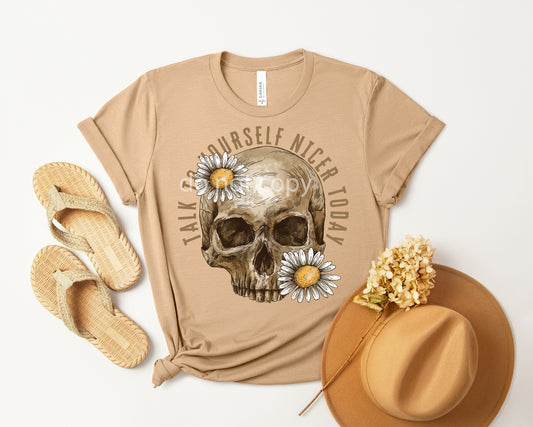 Talk to Yourself Nicer Today Graphic Tee