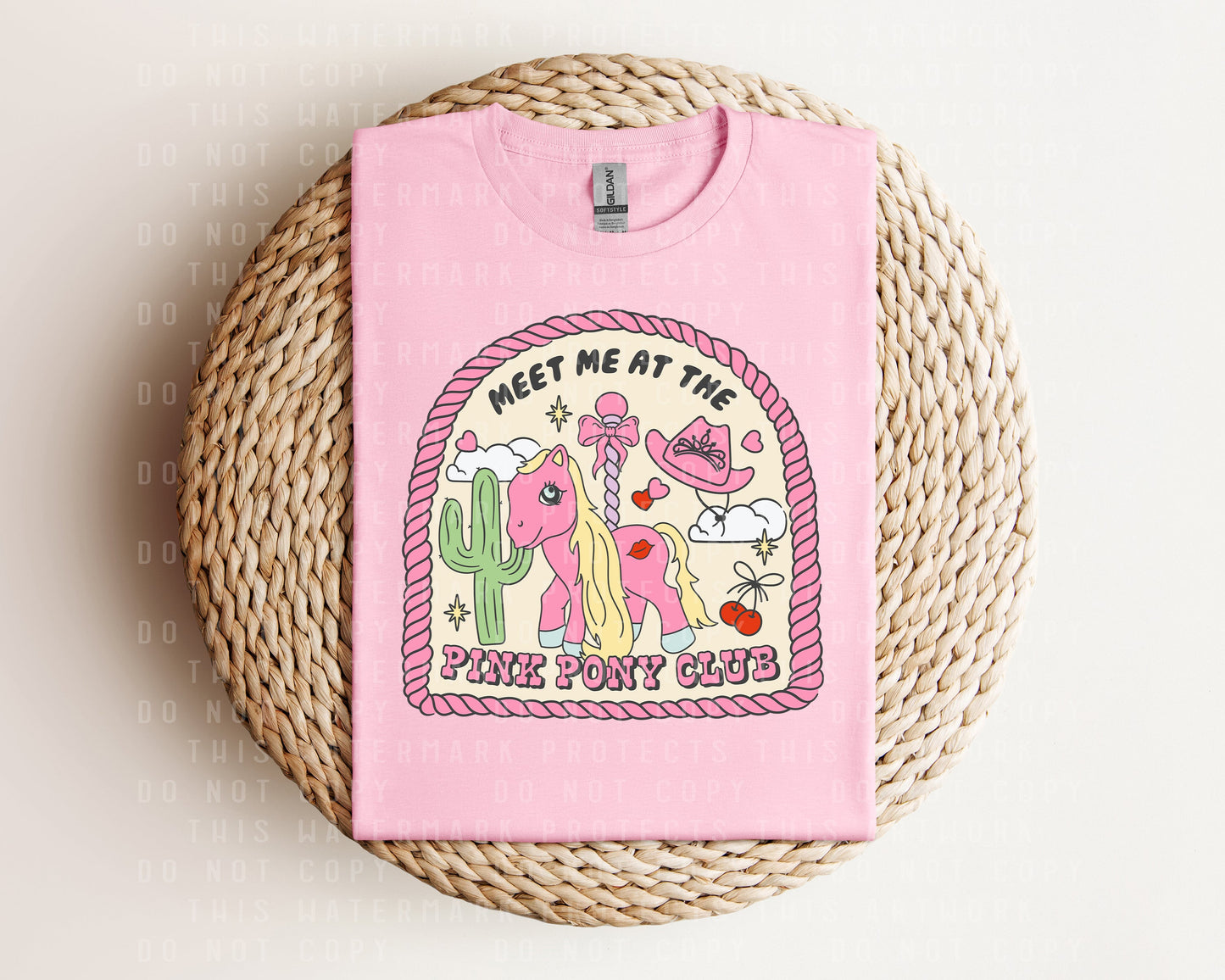 Meet Me at the Pink Pony Club Graphic Tee