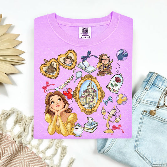 Belle Locket Graphic Tee