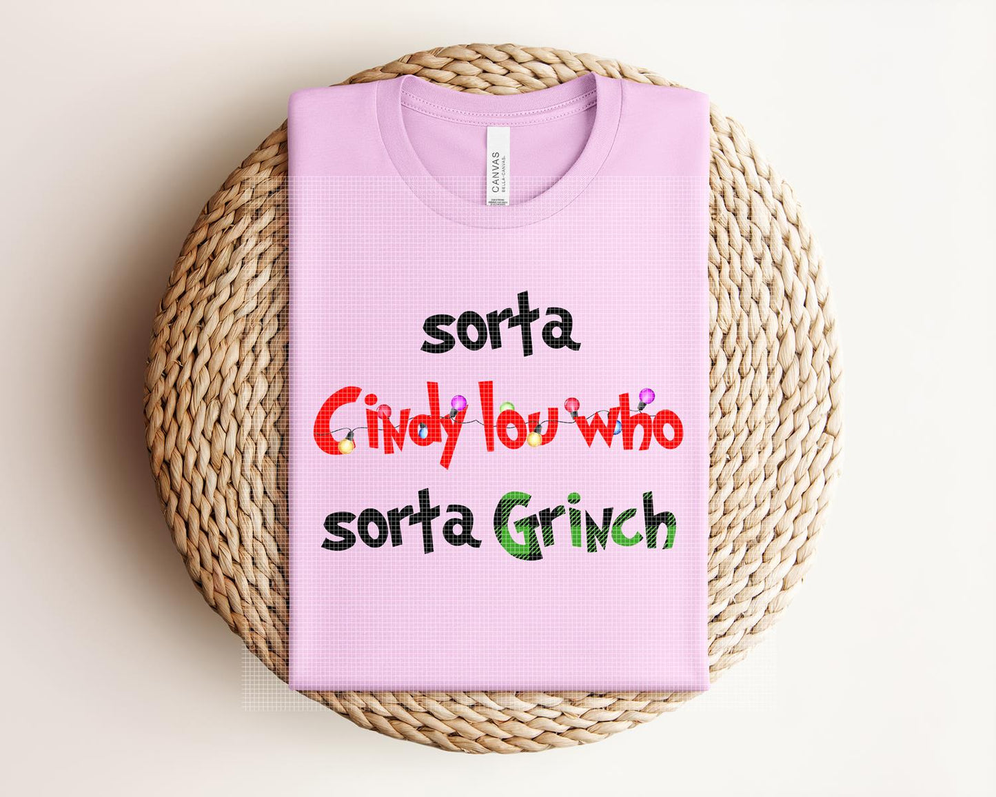Sorta Cindy Lou Who Sorta Mean One Graphic Tee