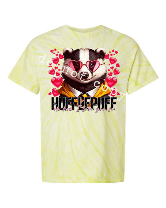 Hufflepuff Oh How I Love You So Graphic Tee