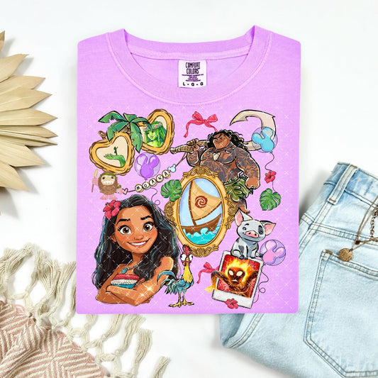 Moana Locket Graphic Tee