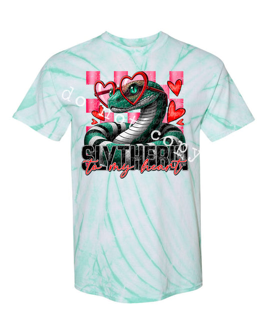 Slytherin to My Heart Graphic Tee