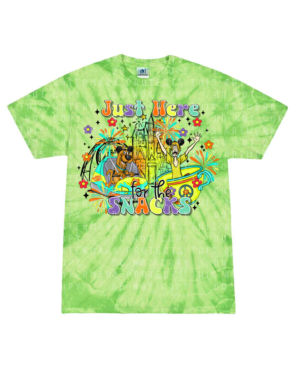 Just Here for the Snacks Graphic Tee