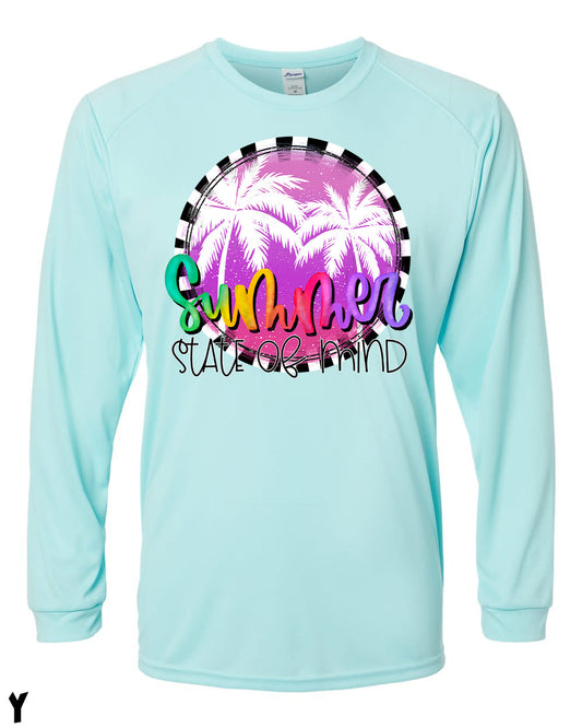 Summer State of Mind UPF Long Sleeve Perfomance Tee