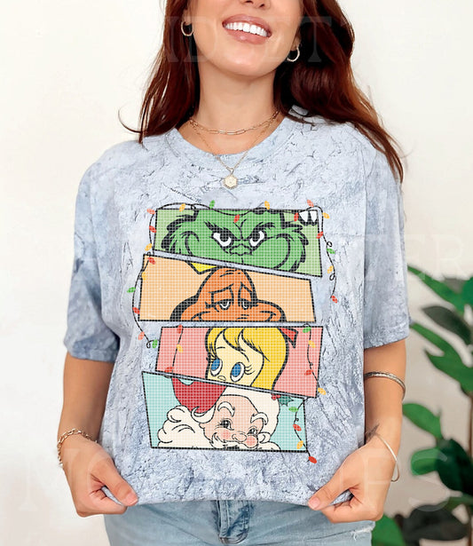 Vintage Christmas Movie Graphic Tee