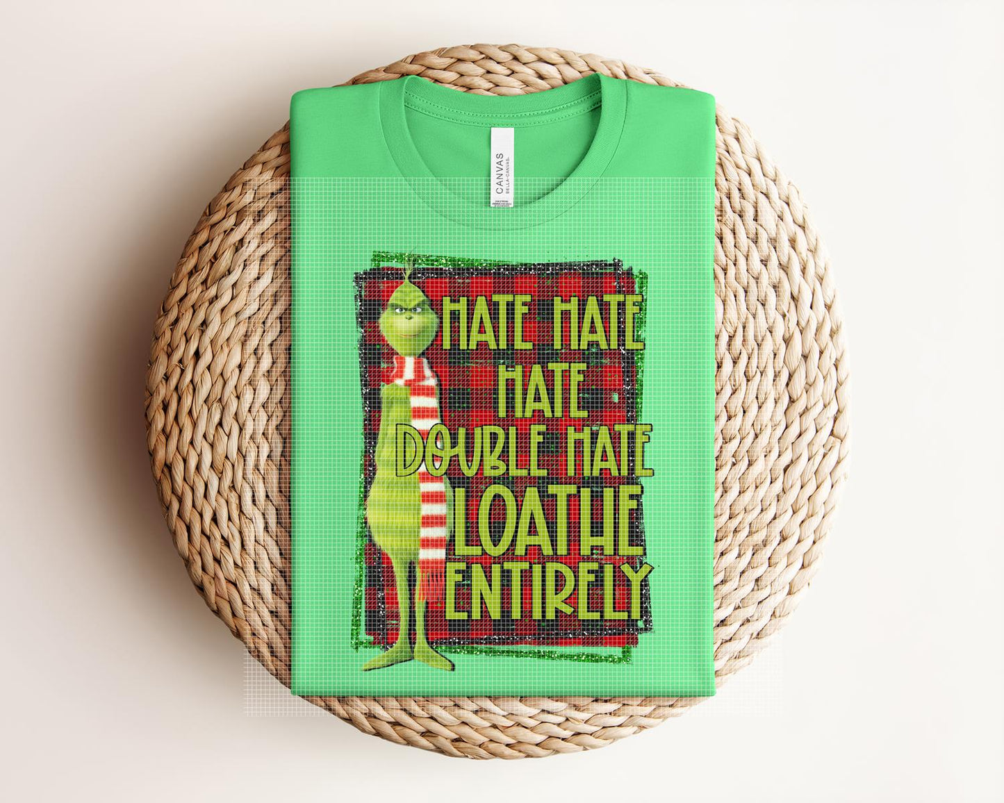 Hate Hate Hate Double Hate Loathe Entirely Graphic Tee