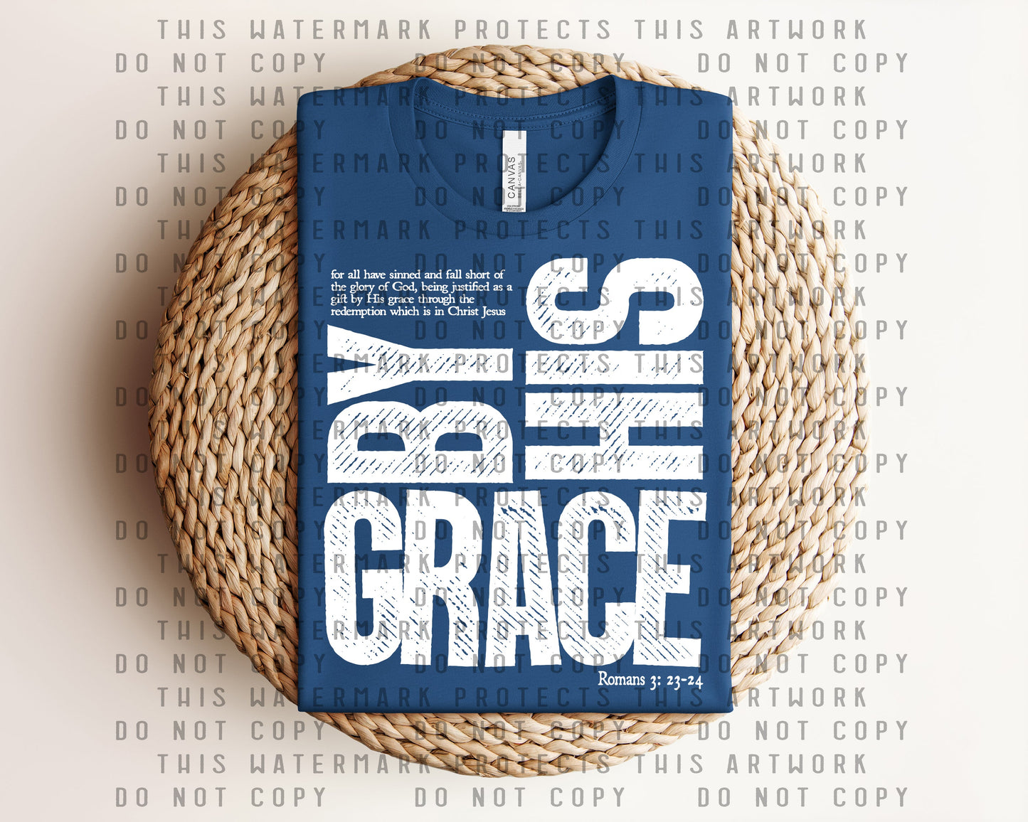 By His Grace Graphic Tee