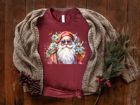 Hippie Santa Graphic Tee