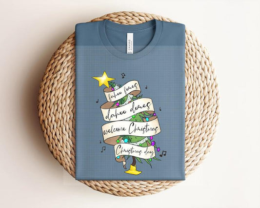 Welcome Christmas Christmas Day Graphic Tee