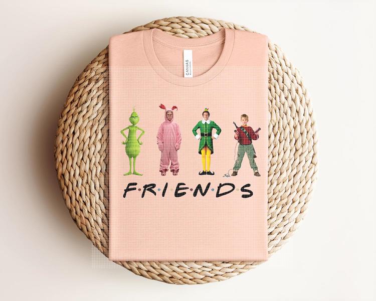 Christmas Movie Friends Graphic Tee