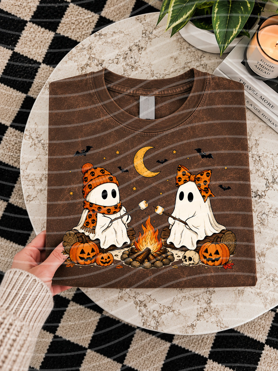 Campfire Ghosts Graphic Tee