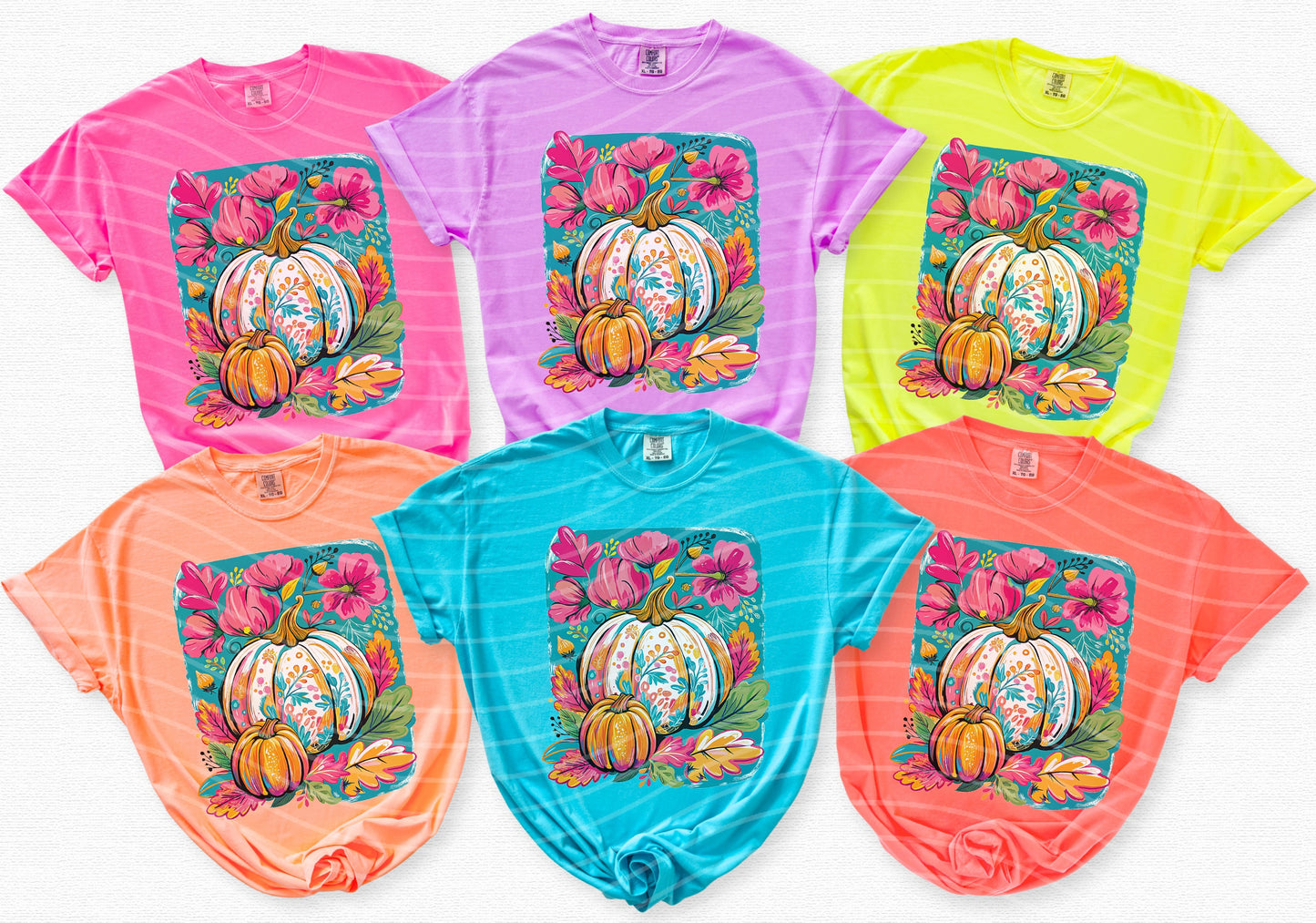 Floral Pumpkin Graphic Tee
