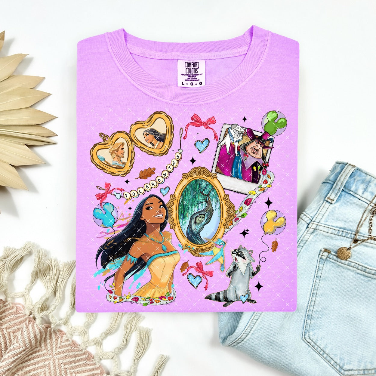 Pocahontas Locket Graphic Tee