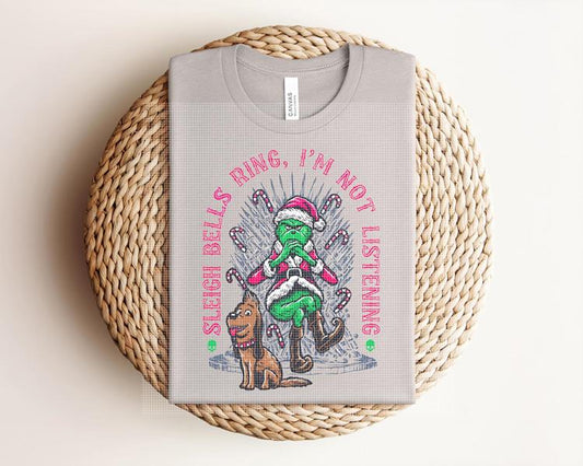 Sleigh Bells Ring I'm Not Listening Graphic Tee