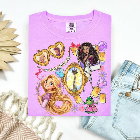 Rapunzel Locket Graphic Tee