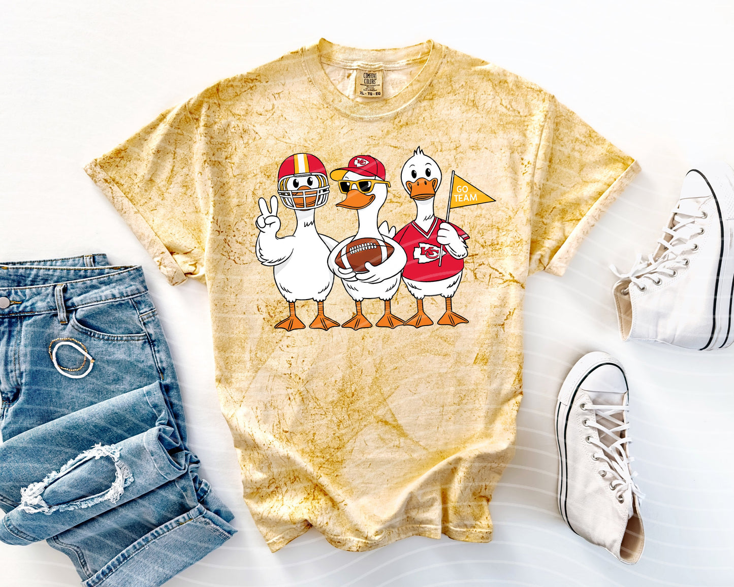 Chiefs Go Team Geese Graphic Tee