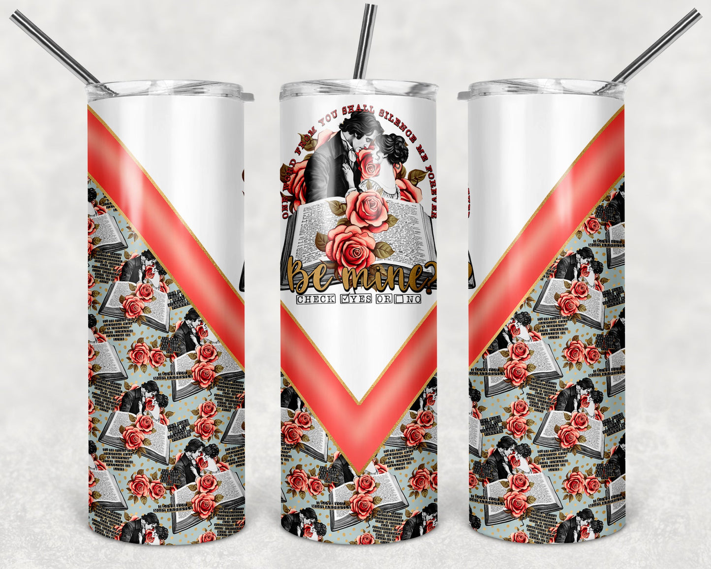 One Word from You Shall Silence Me Forever 20 oz Skinny Tumbler