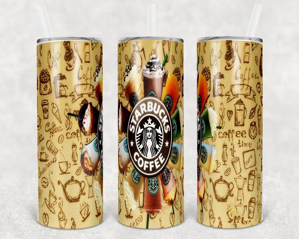 SB Coffee 20 oz Skinny Tumbler