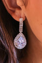 Glamour Girl Silver Drop Earring