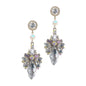 Silver and Crystal Chandelier Earrings