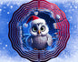 Christmas Owl Wind Spinner