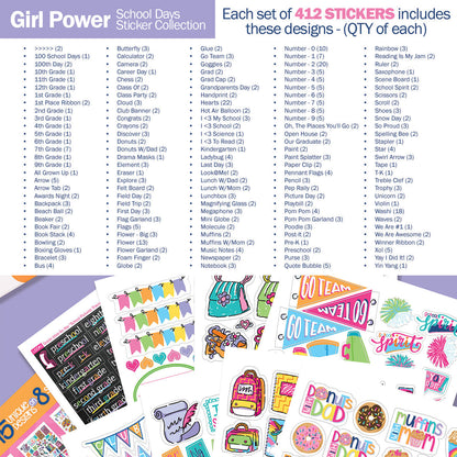 Mom Must-Have School Keepsake Kit | Class Keeper®, Photo Prop Deck & School Stickers | BONUS! App Membership + BONUS! Earn & Learn® Chore Chart Pad | (4) Styles