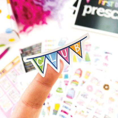 Mom Must-Have School Keepsake Kit | Class Keeper®, Photo Prop Deck & School Stickers | BONUS! App Membership + BONUS! Earn & Learn® Chore Chart Pad | (4) Styles